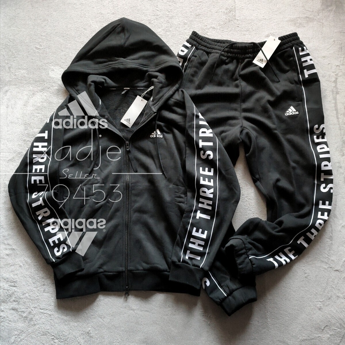 新品 正規品 adidas アディダス THE THREE STRIPES 上下セット
