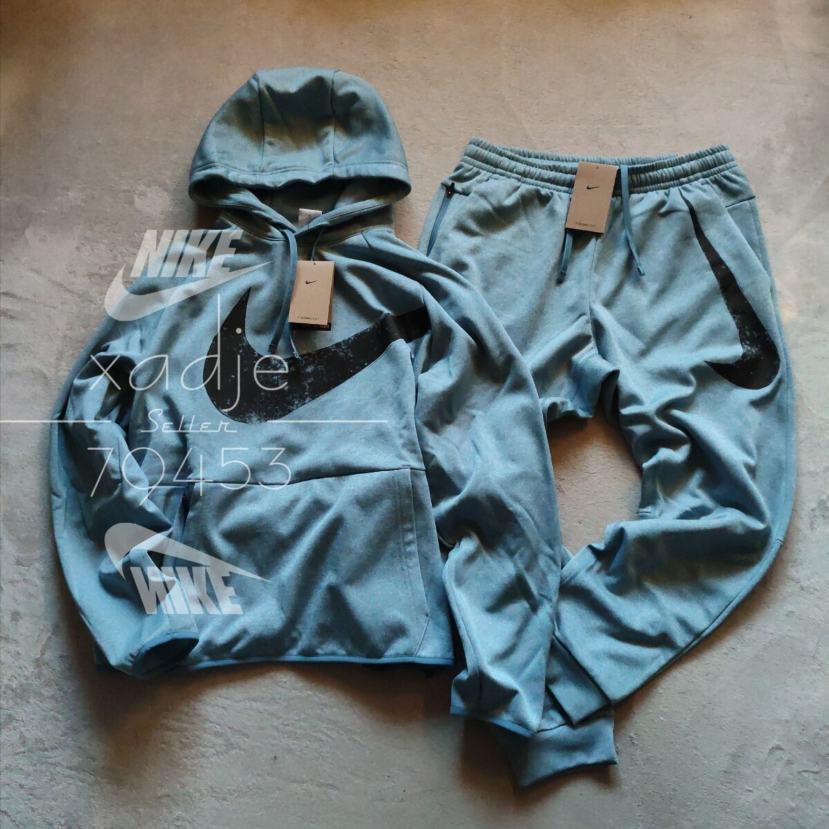 新品 正規品 NIKE ナイキ ビッグスウッシュ 上下セット サーマ 新品 正規品 NIKE ナイキ ビッグスウッシュ 上下セット サーマ