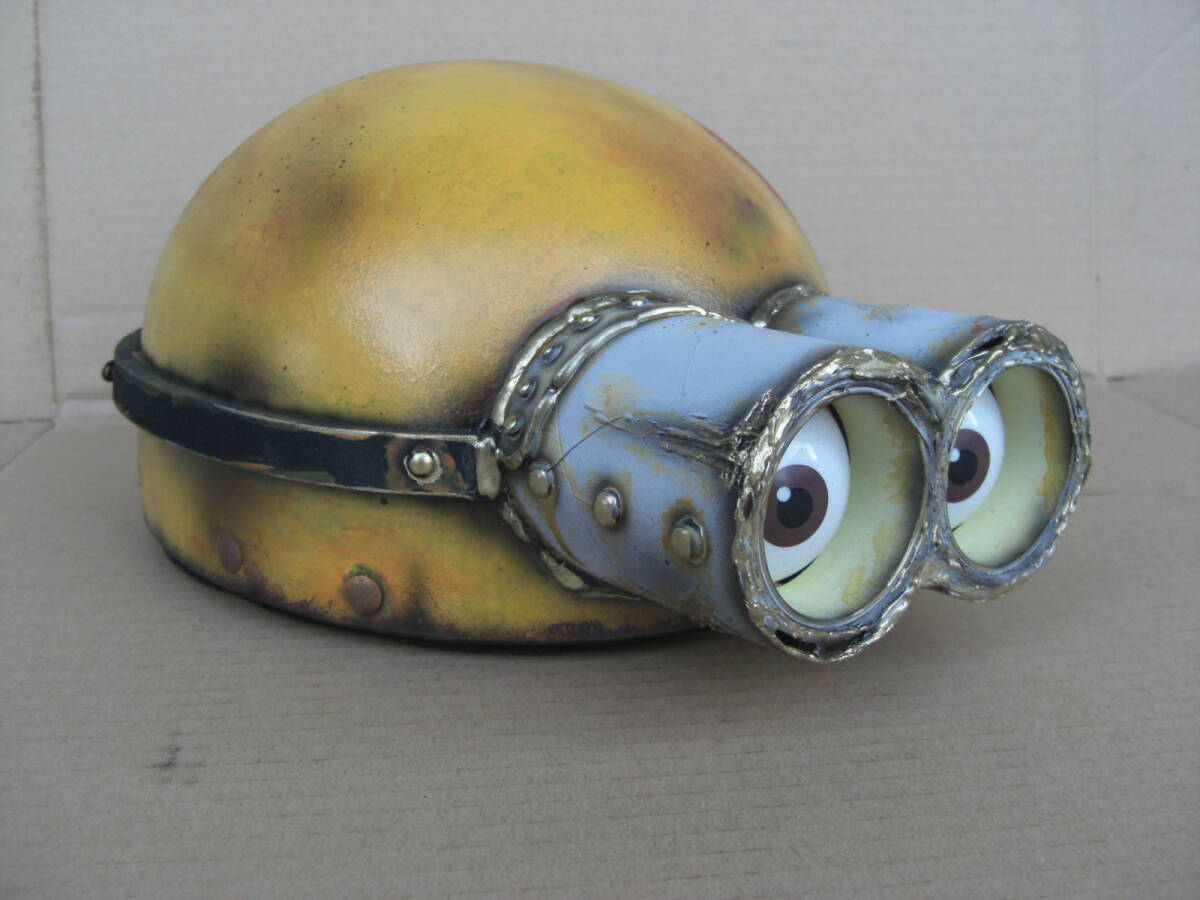 custom шлем глаз . двигаться Ponkotsu VERSION половина ад / semi-cap автомобиль Be покраска для мотоцикла Mini on шлем