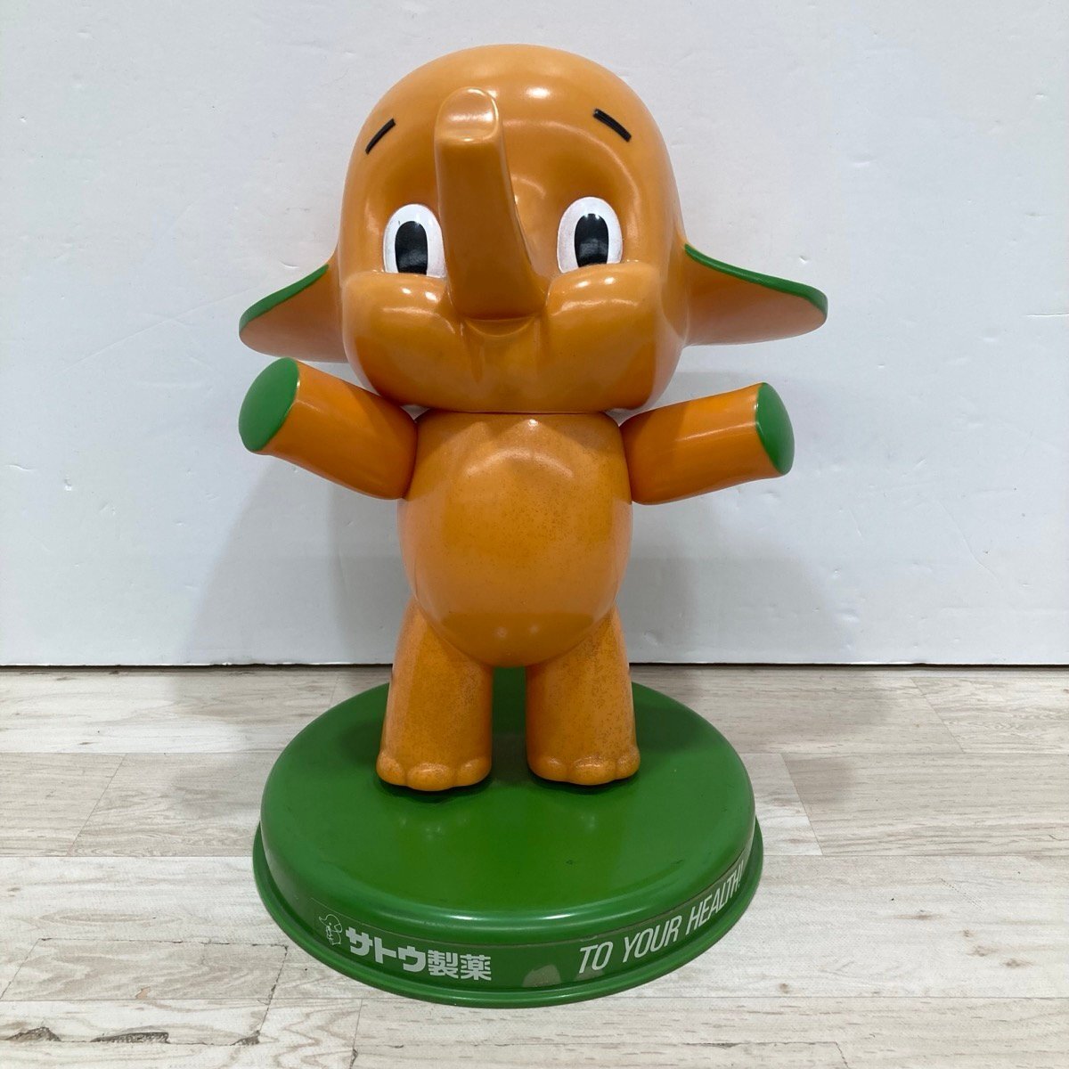 サトちゃん 臺(tái)座付き 約31㎝ フィギュア 置物[D1823]