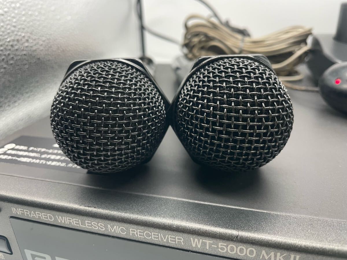 点検動作品 美品】WT-5000MKⅡ WM-600 赤外線ワイヤレスマイク 点検動作品 美品】WT-5000MKⅡ WM-600 赤外線ワイヤレスマイク