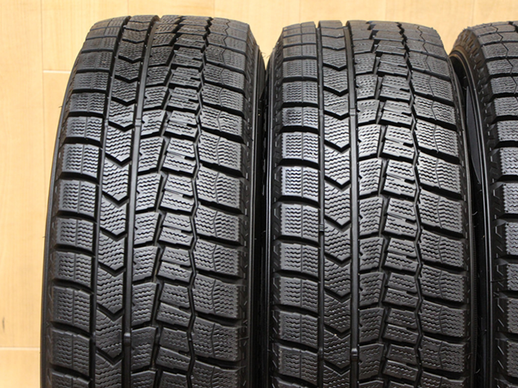 B696 社外品 16X6J+45 PCD100 4穴 国産 ダンロップ WINTER MAXX WM02 195/65R16 バリ山 ライズ ロッキー 中古品 手渡し可能です 山梨県_画像7