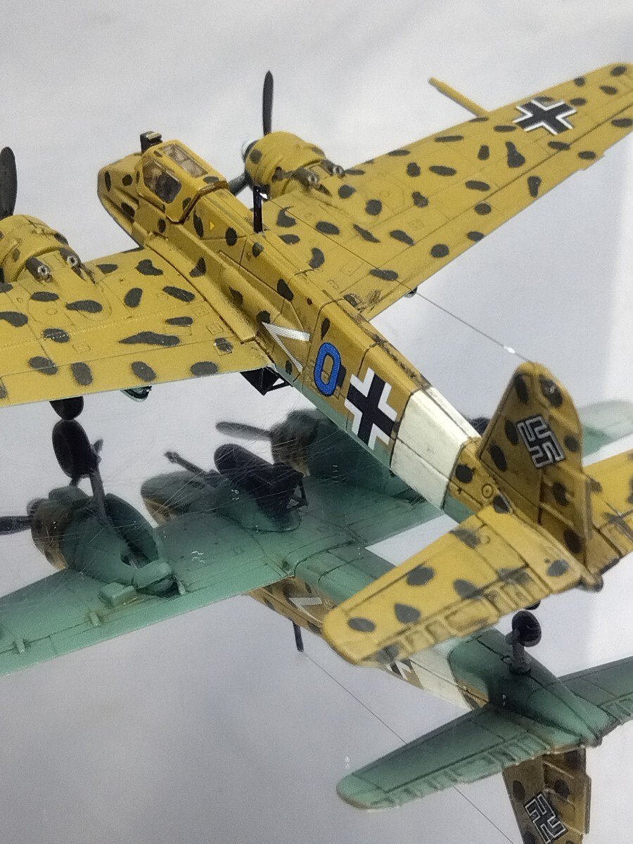 1/144hen ракушка He126ti tail выше конечный продукт ef игрушки WKC WTM