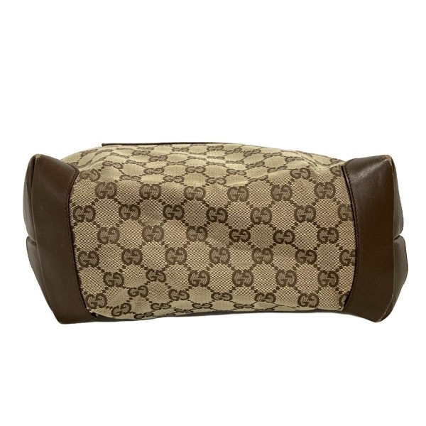 グッチ GUCCI ハンドバッグ 28892 GG柄 レザー ベージュ×ダーク グッチ GUCCI ハンドバッグ 28892 GG柄 レザー ベージュ×ダーク