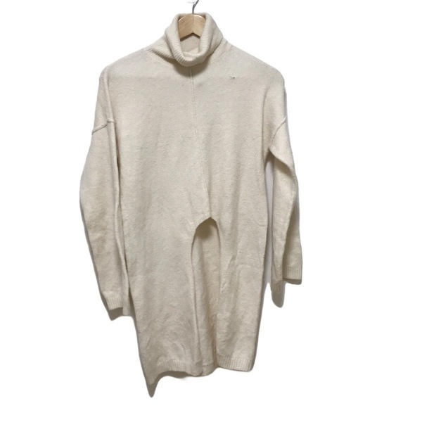 ビーシービージーマックスアズリア BCBGMAXAZRIA 長袖セーター/ニット サイズX X S - アイボリー レディース タートルネック/ロング丈_画像1