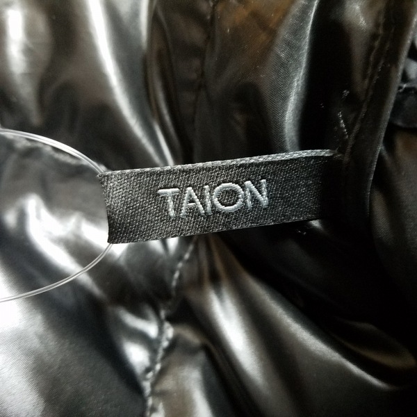 タイオン TAION ダウンジャケット サイズL - 黒 レディース 長袖/冬 ジャケット