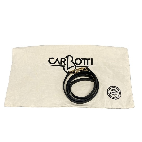 カルボッティ Carbotti ハンドバッグ - レザー 黒 ゴールド金具 カルボッティ Carbotti ハンドバッグ - レザー 黒 ゴールド金具