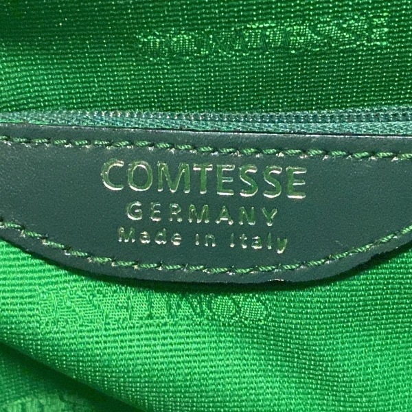 コンテス comtesse ハンドバッグ - レザー ダークグリーン コンテス comtesse ハンドバッグ - レザー ダークグリーン