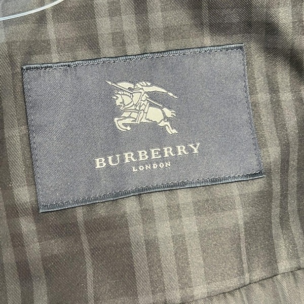 バーバリーロンドン Burberry LONDON ブルゾン サイズ9 M - 黒×ダークグレー レディース 長(zhǎng)袖/チェック柄/春/秋 ジャケット
