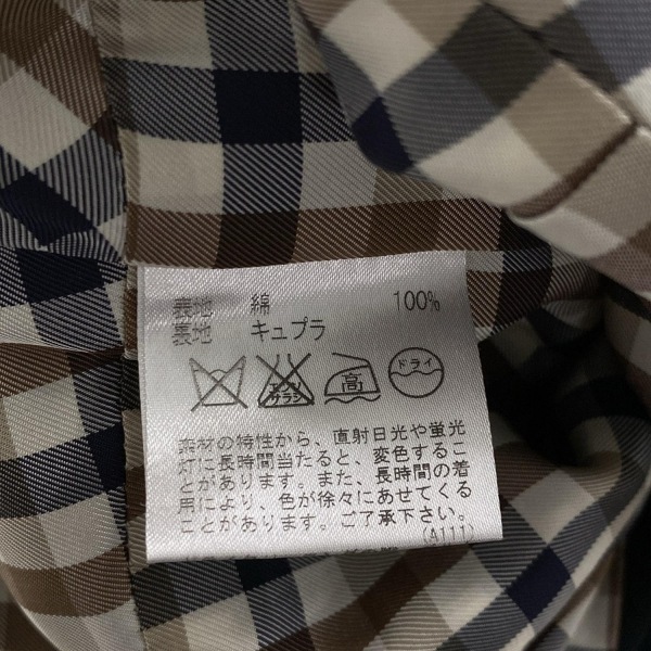 アクアスキュータム Aquascutum トレンチコート - 黒 レディース 長袖/春/秋 コート