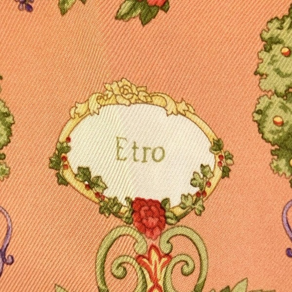 エトロ ETRO - ピンク×イエロー×マルチ スカーフ