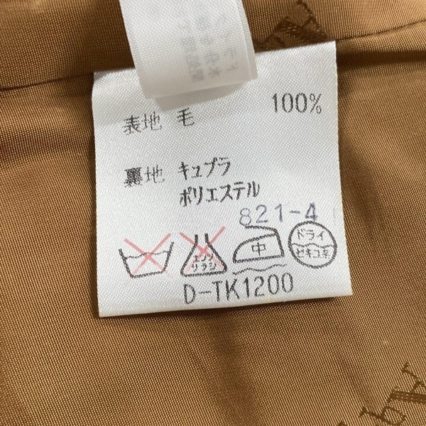 アクアスキュータム Aquascutum Pコート サイズAQ 9 - ブラウン×ゴールド 冬物 コート