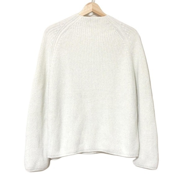 プラステ PLS+T(PLST) 長袖セーター/ニット サイズM - 白 レディース クルーネック/ラメ 美品 トップス