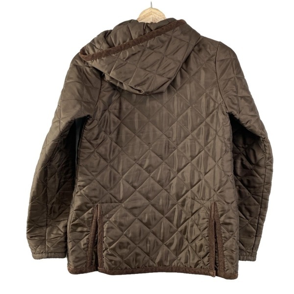 ラベンハム LAVENHAM ブルゾン サイズ34 S - ダークブラウン レディース 長袖/キルティング/中綿/秋/冬 ジャケット
