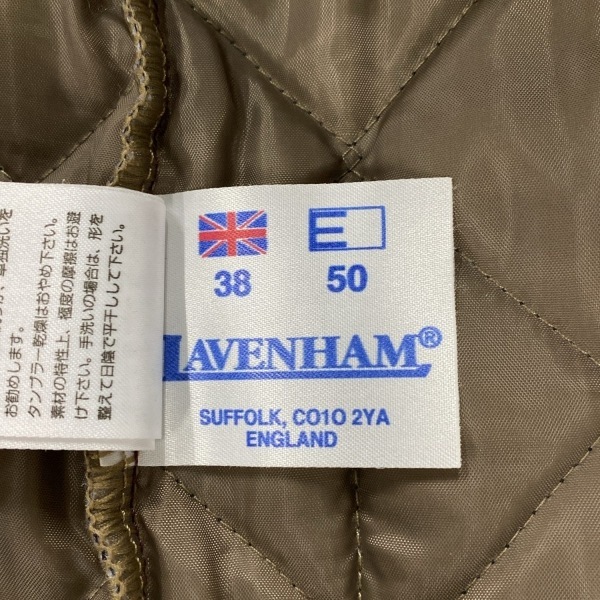 ラベンハム LAVENHAM サイズ38 M - パープル レディース 長袖/キルティング/中綿/フード取り外し可/冬 コート