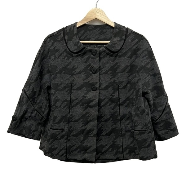 マークバイマークジェイコブス MARC BY MARC JACOBS サイズM - ダークグレー×黒 レディース 長袖/春/秋 ジャケット