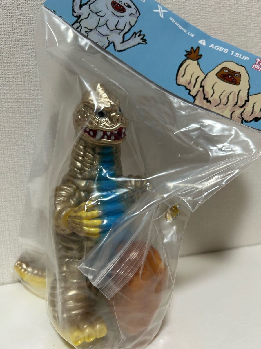 STRANGE GALLERY 怪奇画廊 レッドキング ソフビ レトロカラー
