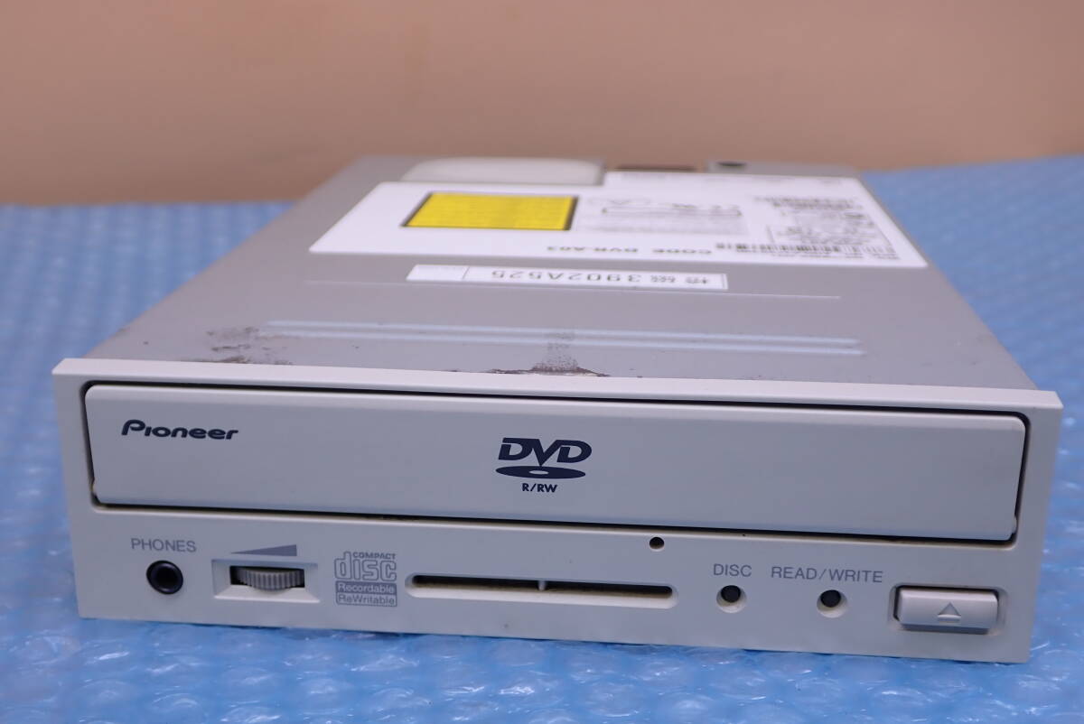 J150# 動作品 Pioneer DVR-A03 4.7GBの大容量 DVD-R/RW、CD-R/RWライター CD-R/RWドライブ
