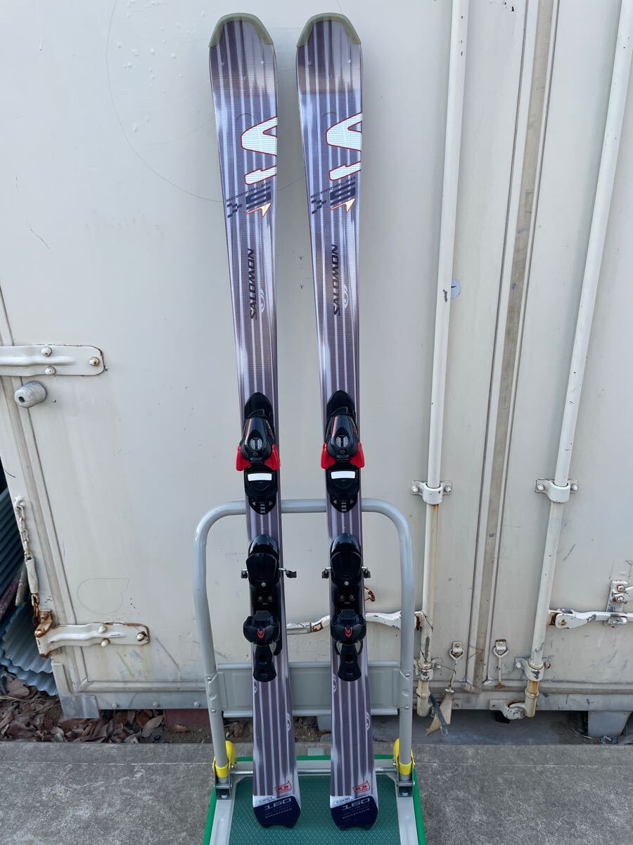 SALOMON サロモン Scrambler 5 160cm スキー板 ビンディング C610 ストック(112cm) ケース 4点 セット