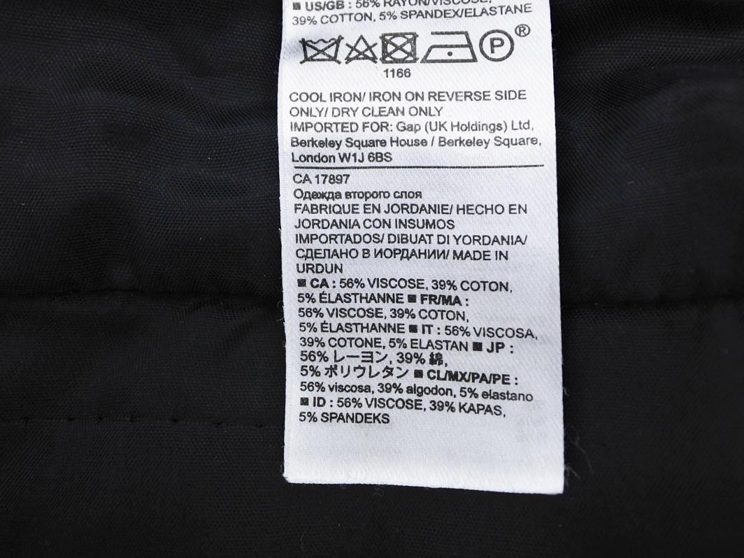 BANANA REPUBLIC バナナリパブリック クロップド パンツ size4/黒 ■◇ ☆ fba3 レディース