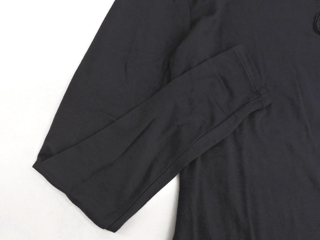 BANANA REPUBLIC バナナリパブリック フリル 花 モチーフ Tシャツ sizeXS/濃紺 ■◇ ☆ fba4 レディース