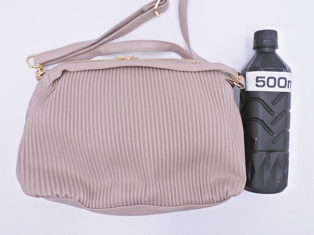 grove グローブ フェイクレザー 2WAY ハンド ショルダー バッグ ベージュ ■■ ☆ fba4 レディース