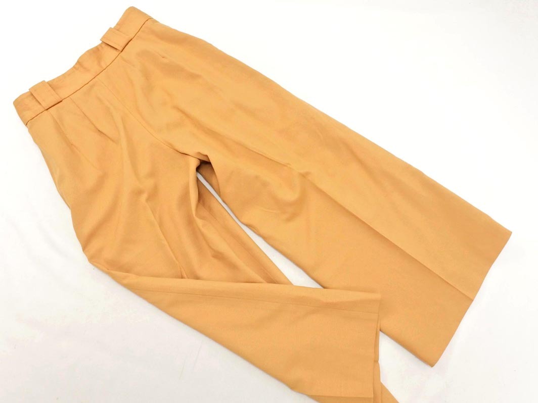 MACPHEE マカフィー トゥモローランド ウール混 ワイド パンツ size34/茶 ◇■ ☆ fba7 レディース