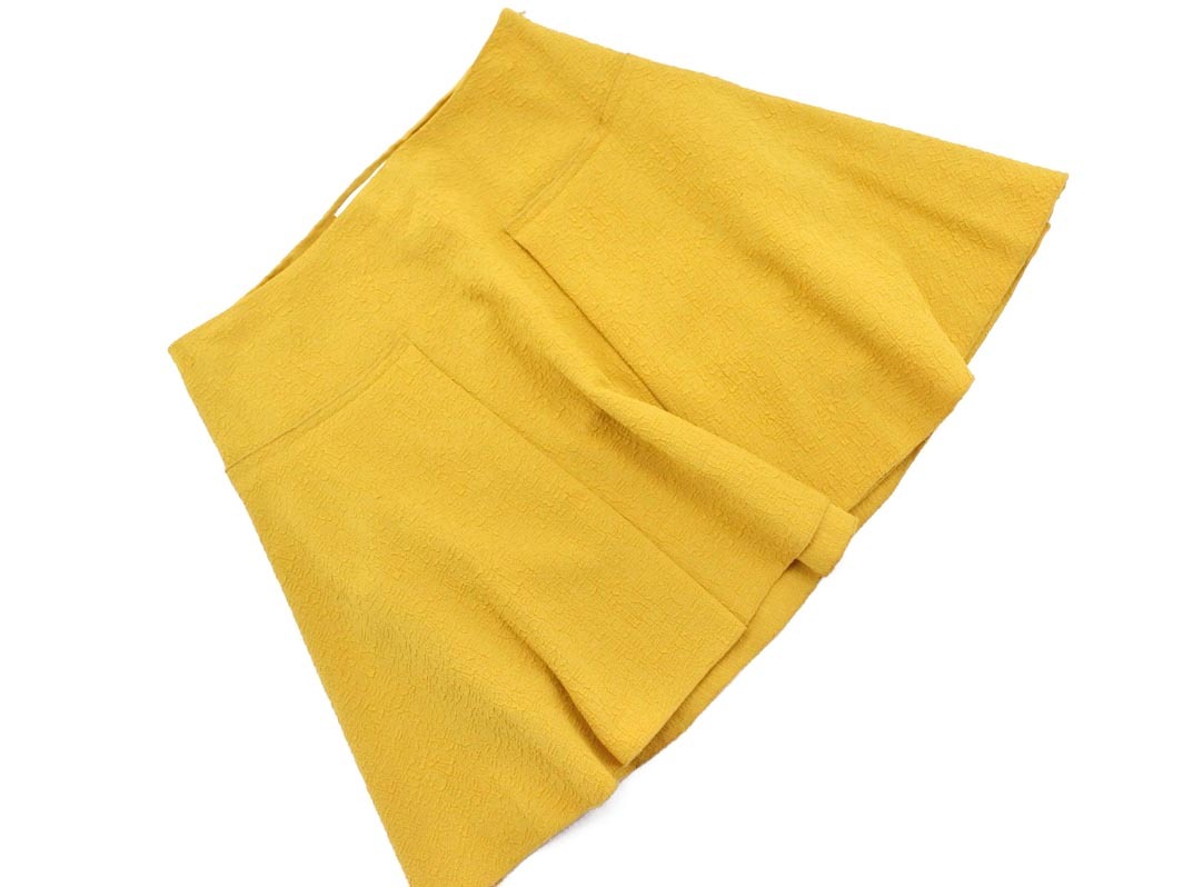 シーバイクロエ ミニ Aライン 臺形 スカート size34/マスタード ■◇ ☆ fba6 レディース