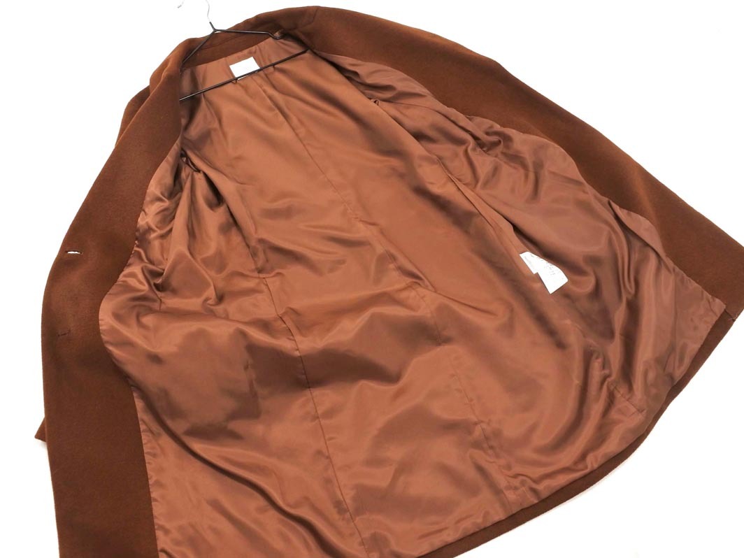 LOWRYS FARM ローリーズファーム ウール混 チェスター コート sizeM/茶 ◇■ ☆ fba7 レディース