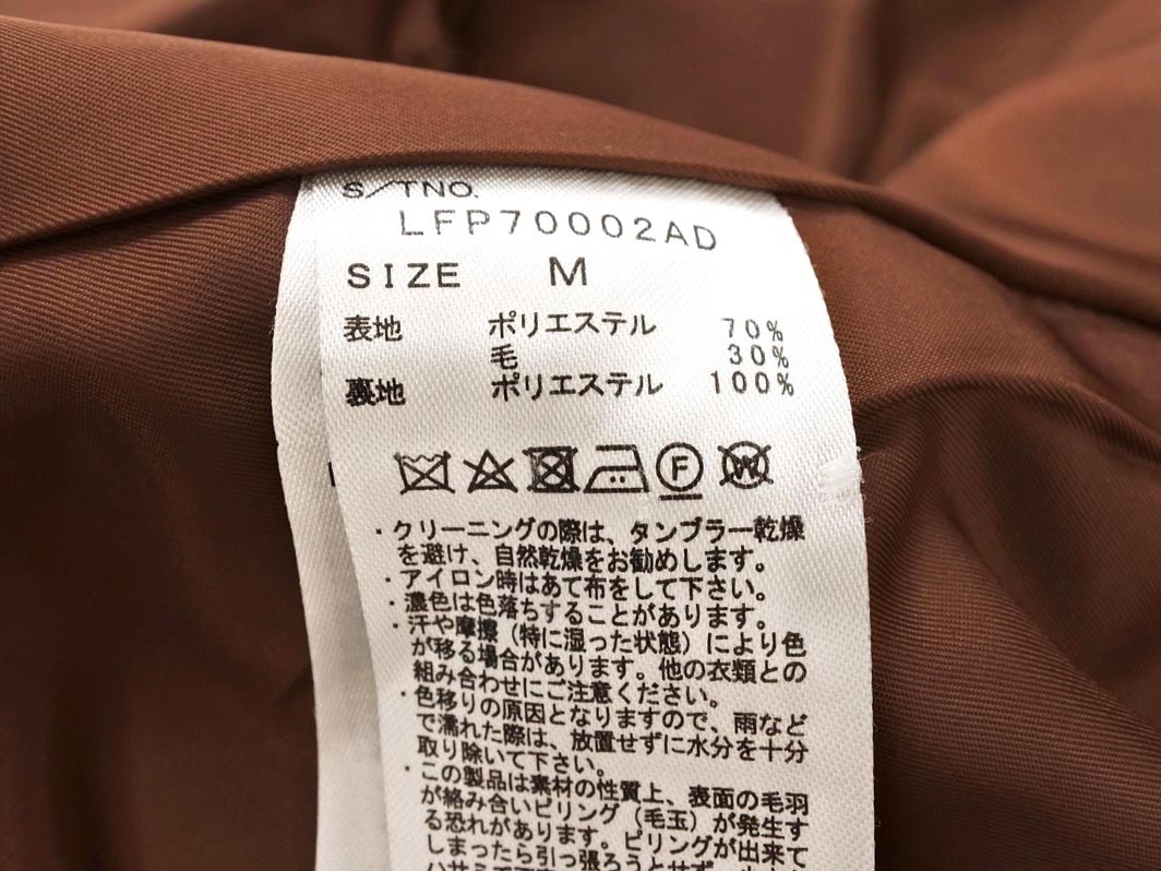 LOWRYS FARM ローリーズファーム ウール混 チェスター コート sizeM/茶 ◇■ ☆ fba7 レディース