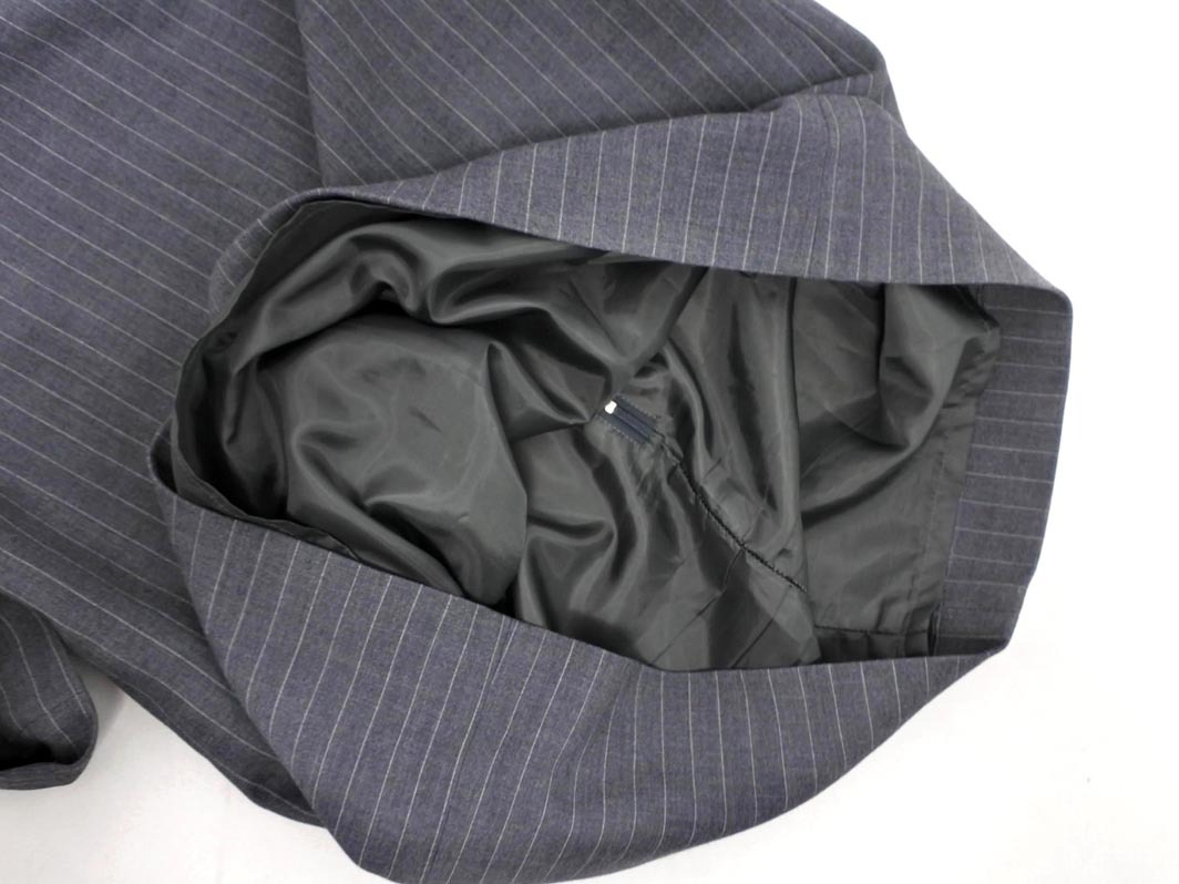 Apuweiser-riche アプワイザーリッシェ ストライプ Iライン ワンピース size1/グレー ◇■ ☆ fba6 レディース