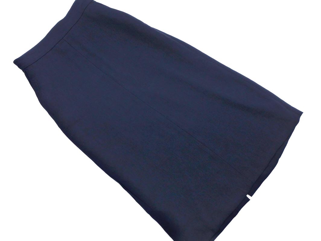 SLOBE IENA スローブイエナ バックスリット ロング スカート size36/濃紺 ■◇ ☆ fbb0 レディース