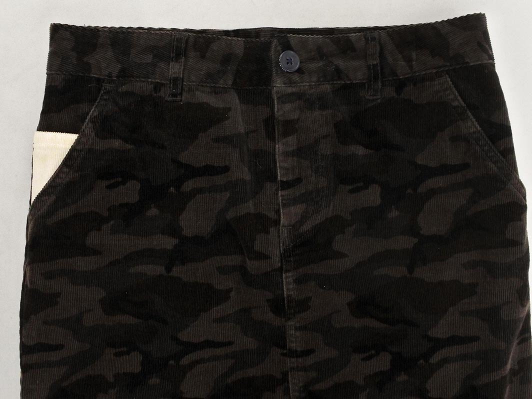 arnold palmer アーノルドパーマー コーデュロイ カモフラ柄 タイト スカート size2/グレー ◇■ ☆ fbb0 レディース