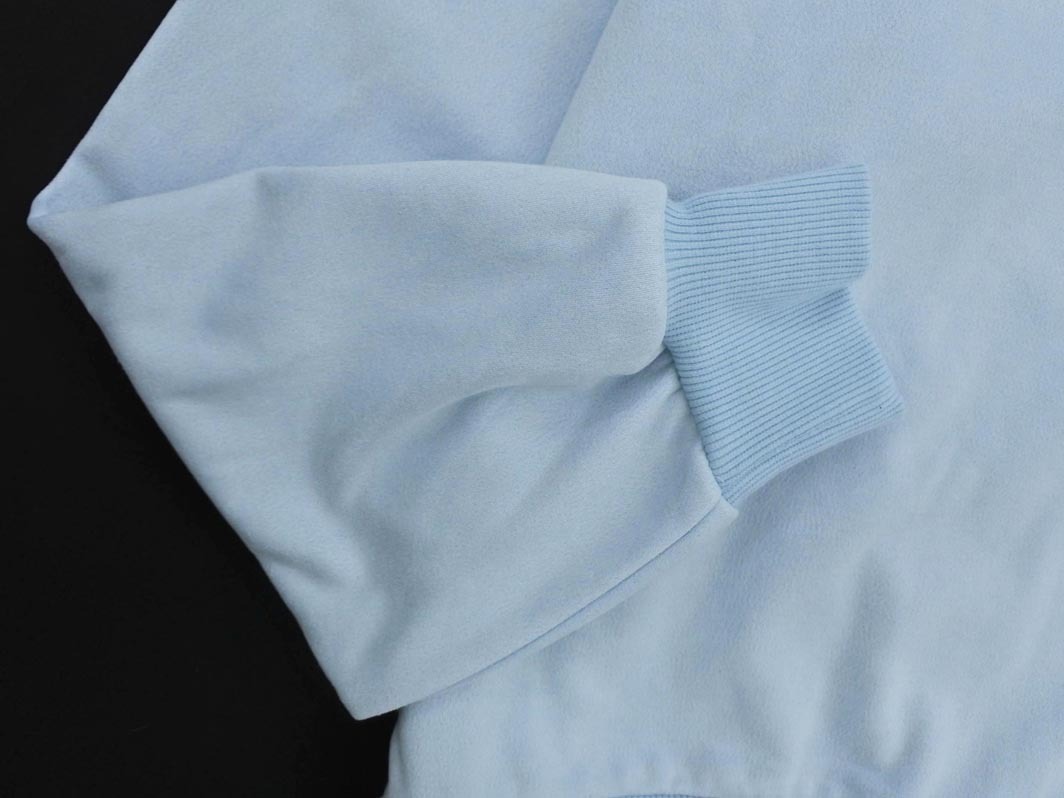 新品 FILA フィラ 里フリース ロゴ スウェット sizeM/水色 ◇■ ☆ fbb0 レディース