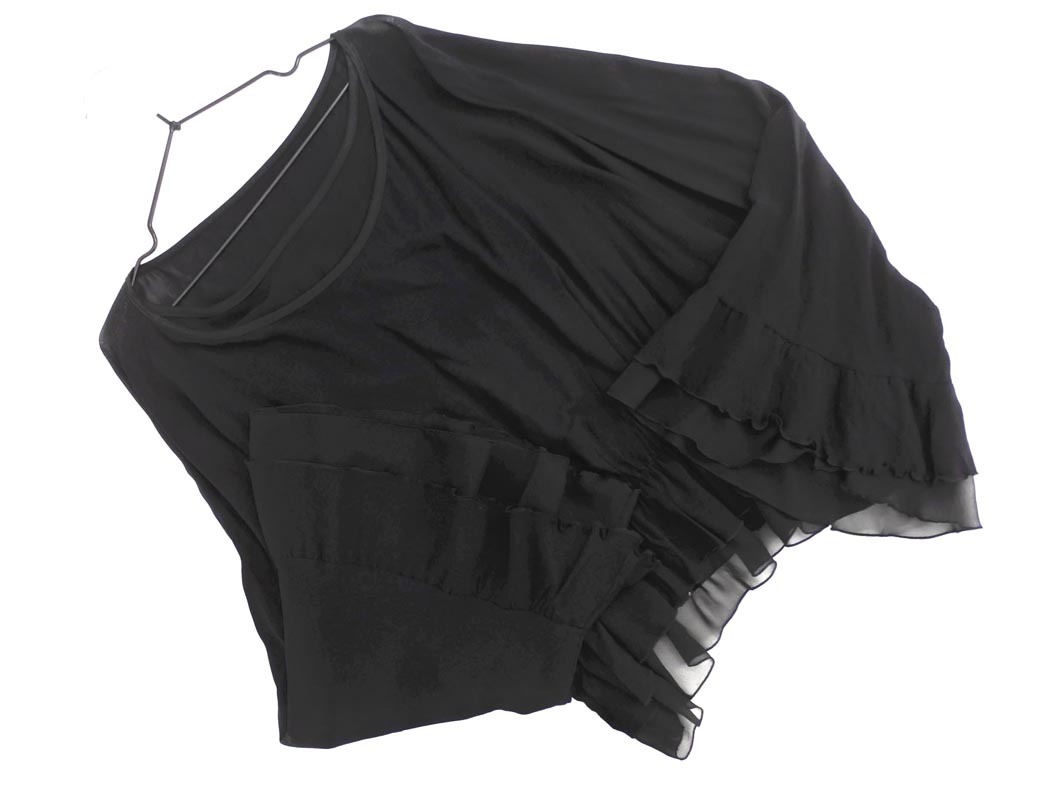 yoshie inaba Yoshie Inaba L*EQUIPErekip оборка блуза рубашка size38/ чёрный #* * fbb0 женский 