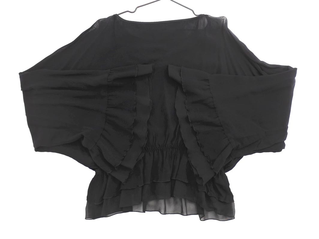 yoshie inaba Yoshie Inaba L*EQUIPErekip оборка блуза рубашка size38/ чёрный #* * fbb0 женский 