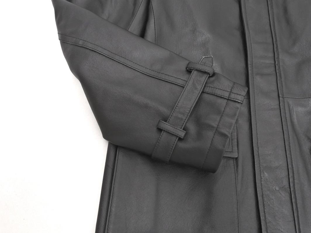 COMME CA ISM コムサイズム 本革 レザー ジャケット sizeL/黒 ◇■ ☆ fbb1 メンズ