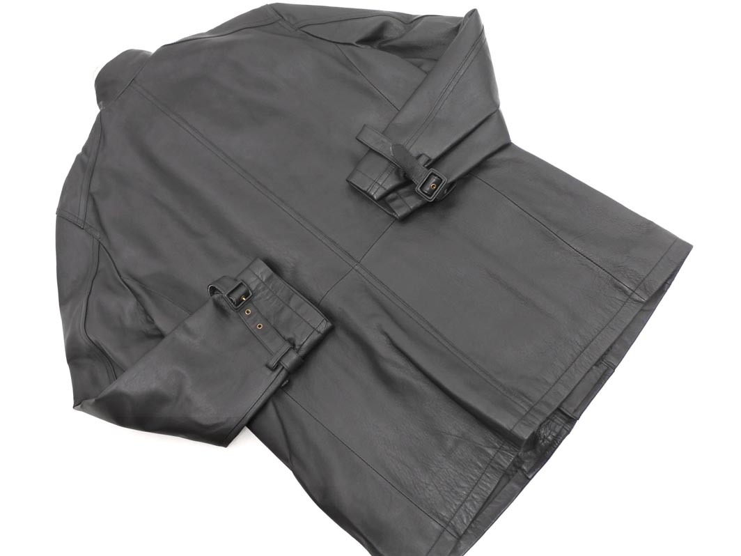 COMME CA ISM コムサイズム 本革 レザー ジャケット sizeL/黒 ◇■ ☆ fbb1 メンズ