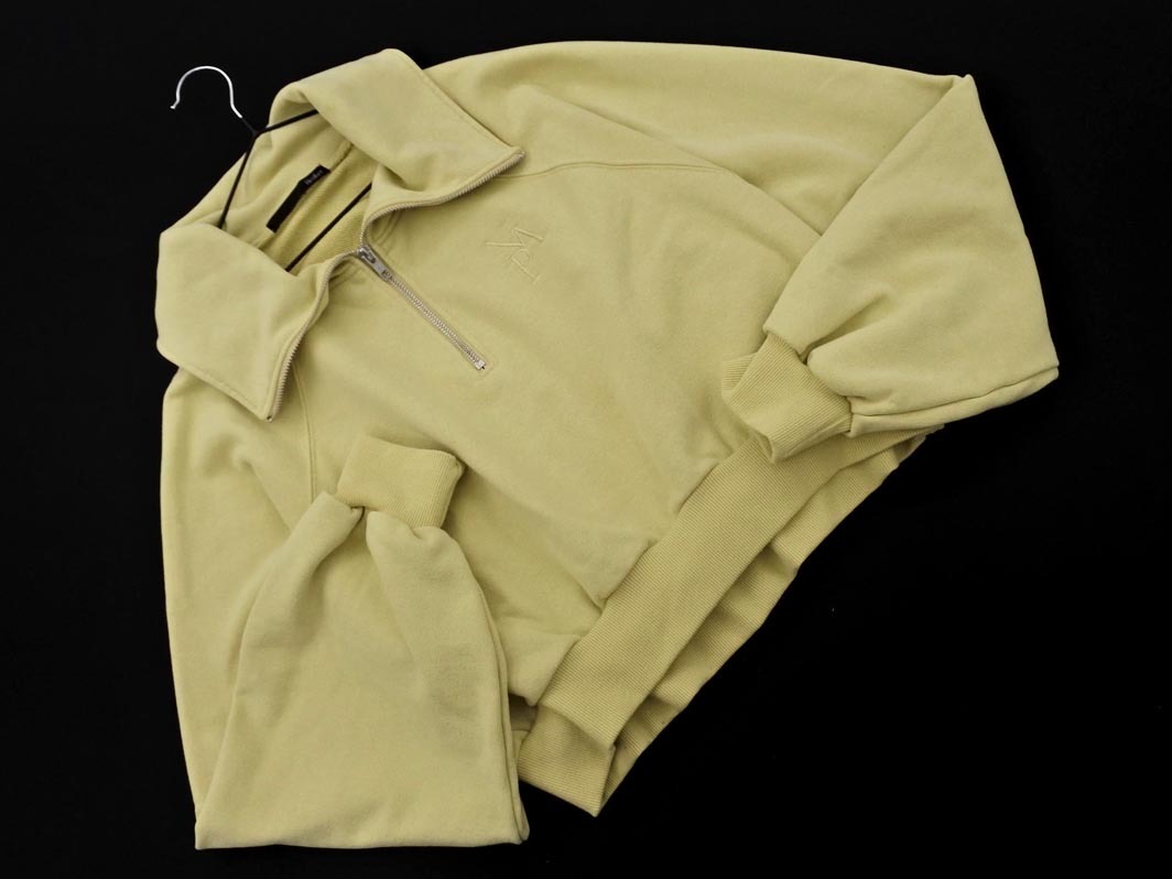 Heather ヘザー ハーフジップ スウェット sizeF/黃 ◇■ ☆ fbb7 レディース