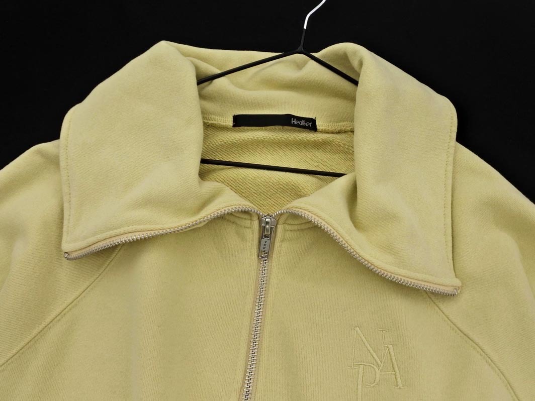 Heather ヘザー ハーフジップ スウェット sizeF/黃 ◇■ ☆ fbb7 レディース