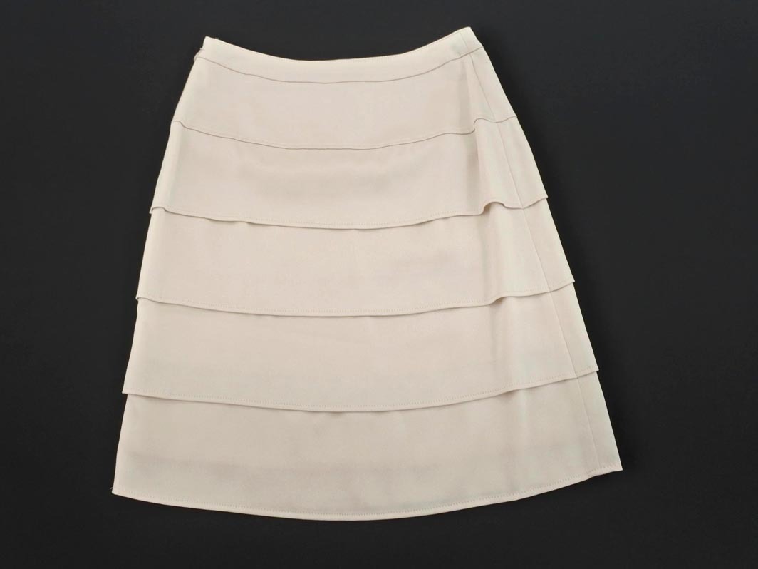 ネコポスOK ANAYI アナイ ティアード スカート size38/アイボリー ■◇ ☆ fbc0 レディース