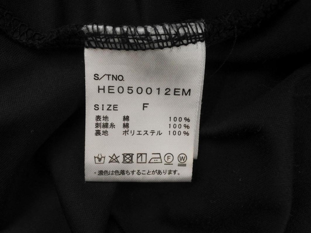 Heather ヘザー 総レース ロング スカート sizeF/黒 ■■ ☆ fbc5 レディース
