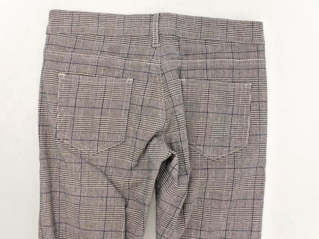 NATURAL BEAUTY BASIC ナチュラルビューティーベーシック グラフチェック クロップド パンツ sizeM/グレー ◇■ ☆ fbc7 レディース