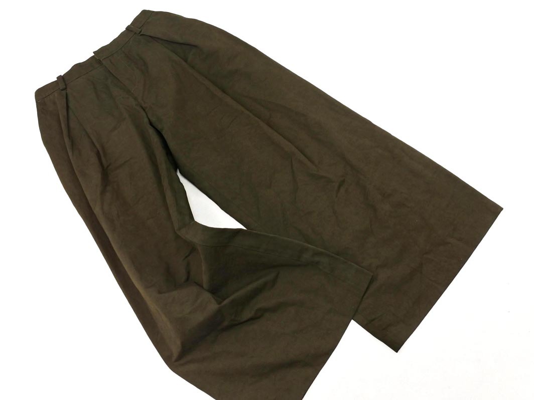 JOURNAL STANDARD relume ジャーナルスタンダードレリューム タック ワイド パンツ sizeM/カーキ ◇■ ☆ fbc8 レディース