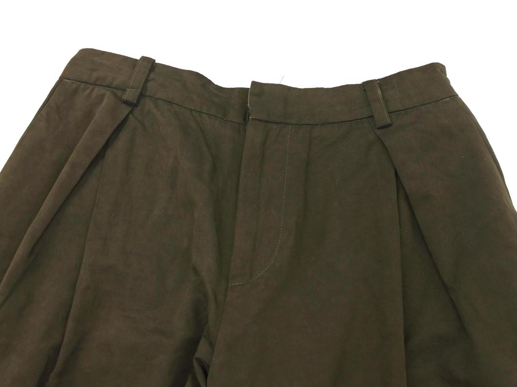 JOURNAL STANDARD relume ジャーナルスタンダードレリューム タック ワイド パンツ sizeM/カーキ ◇■ ☆ fbc8 レディース