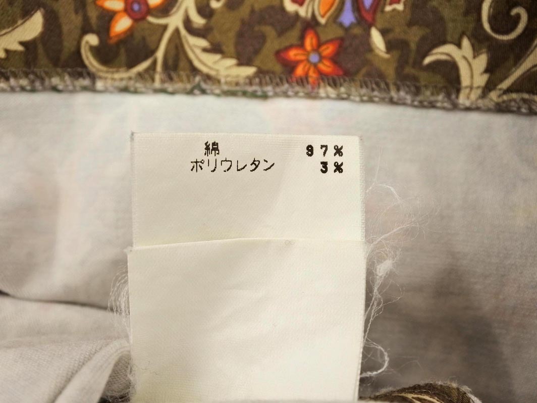 ネコポスOK MACPHEE マカフィー トゥモローランド 総柄 スカート size40/茶 ■◇ ☆ fbc8 レディース