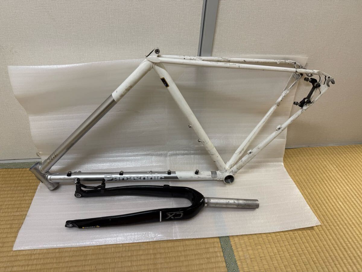 Panasonic パナソニック FCXC05 クロモリシクロクロス ディスクブレーキ仕様 50サイズ 純正カーボンフォーク付