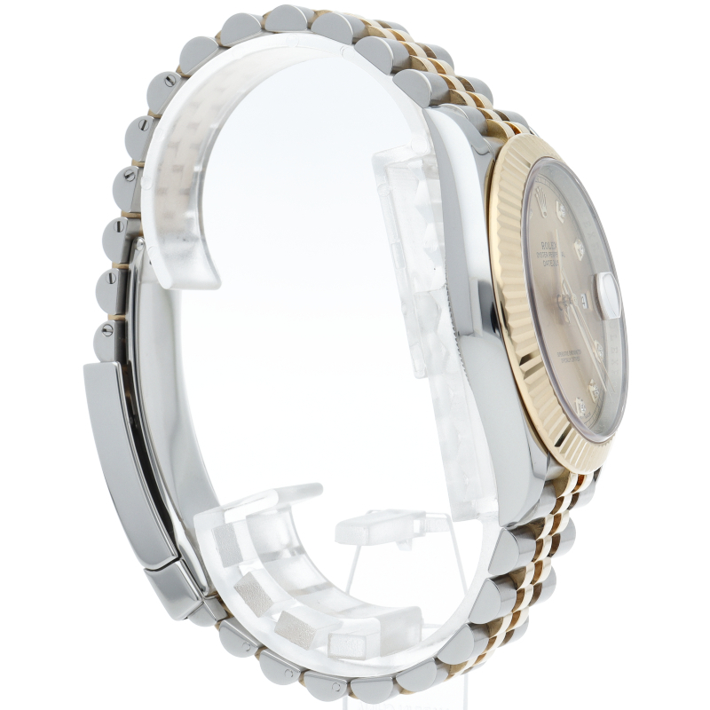  Rolex Date Just 41 мужской часы 10P diamond jubi Lee 126333G коробка письменная гарантия K18YG/SS мужской часы si