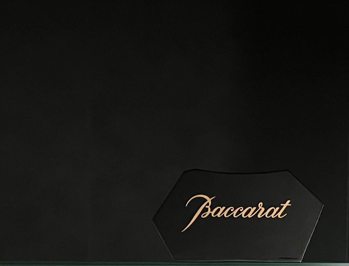 Baccarat バカラ/※非売品　大型 750g ロゴディスプレイ ブラック Baccarat バカラ/※非売品 大型 750g ロゴディスプレイ ブラック