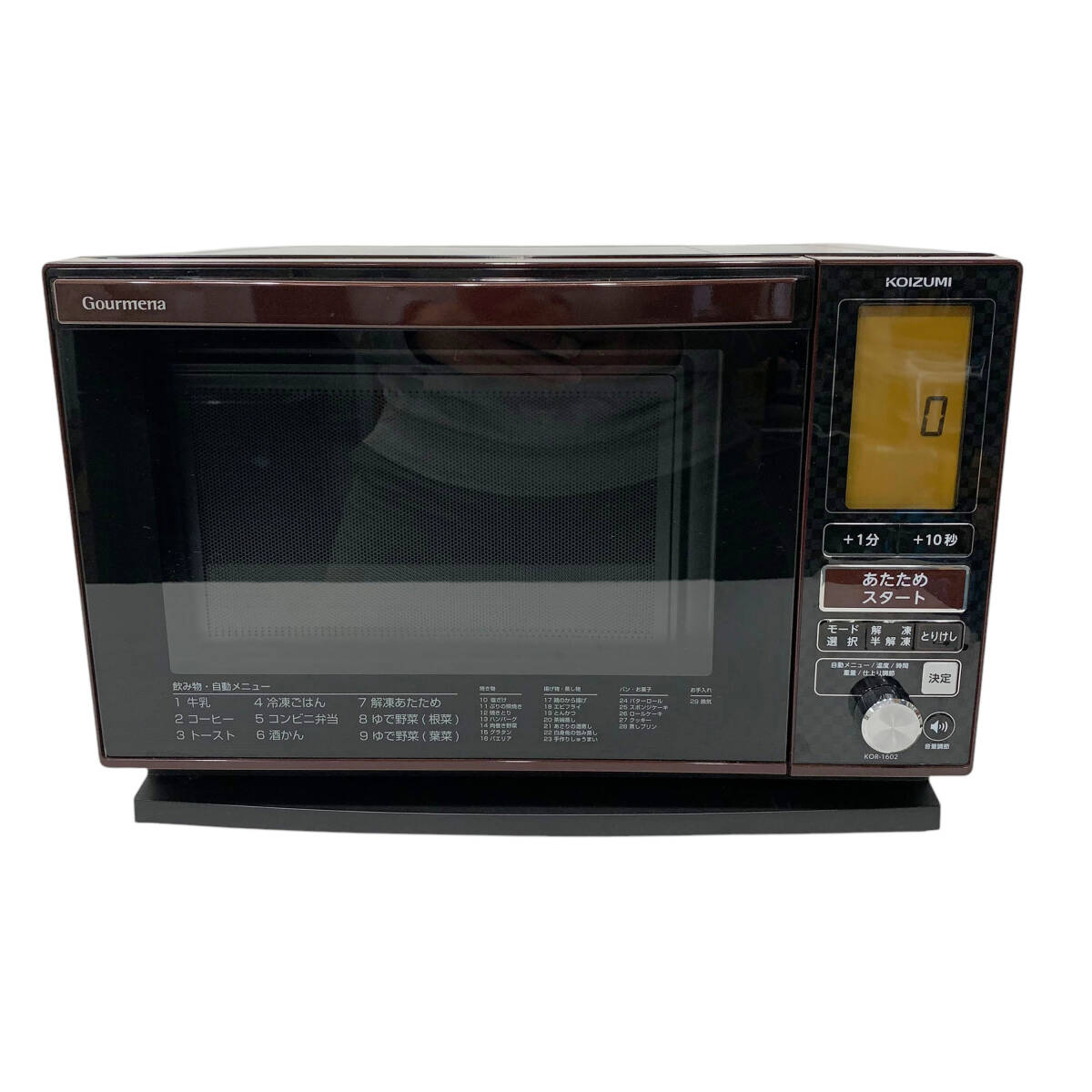 25C092_ジ5 KOIZUMI 小泉 オーブンレンジ KOR-1602 Gourmeria 2018年製 電子レンジ 調理家電 現状品 中古_画像2